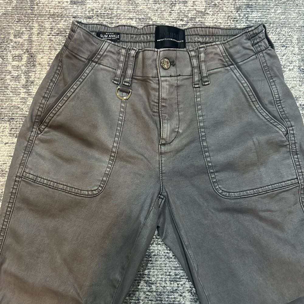 White House black market mid rise slim angle every day soft pants